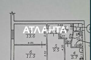 квартира по адресу Одесса, Академика Филатова ул., 20