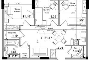 квартира по адресу Спрейса ул., 15