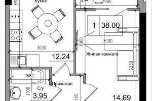 квартира по адресу Одесса, Бахчевая ул., 30