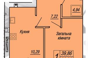 квартира за адресою Євгена Рихліка вул. (5-й Щорса), 11-А