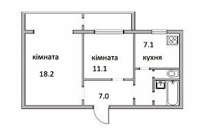 квартира за адресою Соборності просп. (Возз'єднання), 3Б