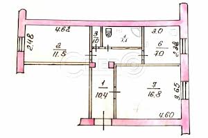 квартира по адресу Кривой Рог, Ракитина ул. (Ногина), 23