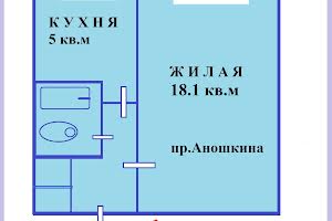 квартира за адресою Кам`янське (Дніпродзержинськ), Аношкіна просп., 9