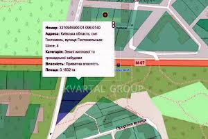 участок по адресу пгт. Гостомель, гостомельське шоссе