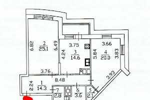 квартира по адресу Голосеевская ул., 13б