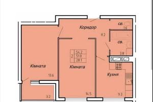 квартира по адресу Полковника Нечая ул., 25