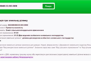 ділянка за адресою 