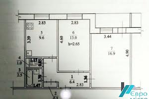 квартира за адресою Запоріжжя, Калнишевського вул., 20