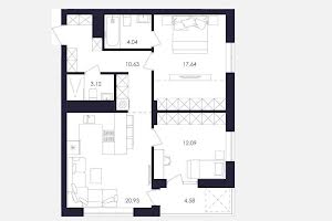 квартира по адресу Червоной Калины просп., 56