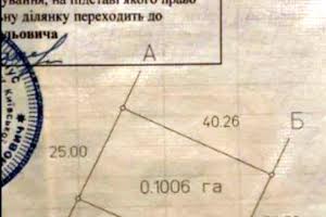ділянка за адресою 