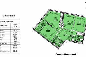 квартира за адресою Дніпровська наб., 15Ж