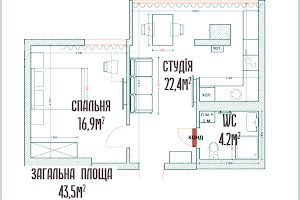 квартира за адресою Григорія Сковороди вул., 22