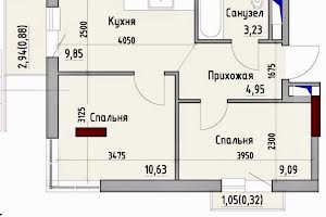 квартира по адресу Раскидайловская ул., 67б