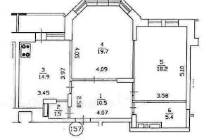 квартира по адресу Драгоманова ул., 6а