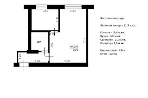 квартира по адресу Коновальця Євгена ул., 85