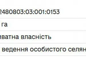 ділянка за адресою 