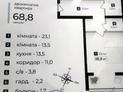 квартира по адресу Молодіжна, 148