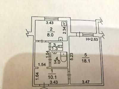 квартира за адресою Київ, Палладіна академіка просп., 13