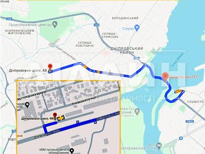 комерційна за адресою Дніпровське шосе (Дніпропетровське), 48