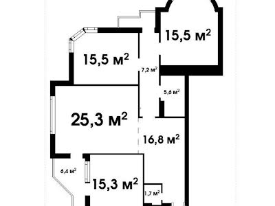 квартира за адресою Київ, Бажана Миколи просп., 1м