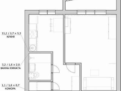 квартира по адресу Оболонский просп., 34Г