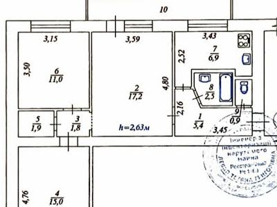 квартира по адресу Якубенковская ул. (Тропинина), 2.4