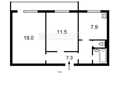 квартира за адресою Григоренка Петра просп., 21