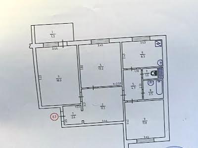 квартира по адресу Сержа Лифаря ул. (Сабурова), 8а