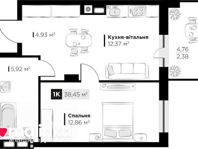 квартира по адресу Орлика Пилипа ул., 3