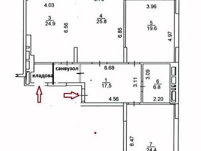 квартира по адресу Голосеевская ул., 13