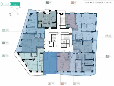 квартира по адресу Евгения Коновальца ул., 19