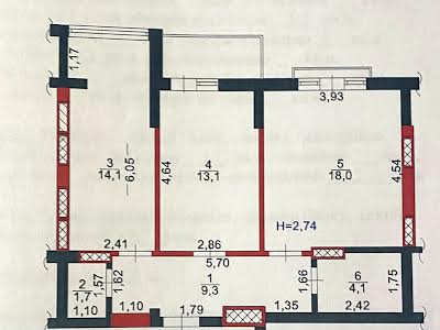 квартира по адресу Метрологическая ул., 11Б