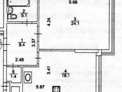 квартира по адресу Днепровская наб., 14Б