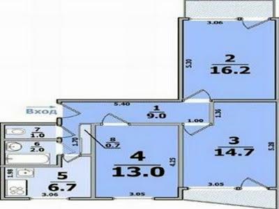 квартира по адресу Салтовское шоссе, 147