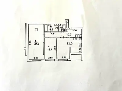 квартира за адресою Київ, Богатирська вул., 6А