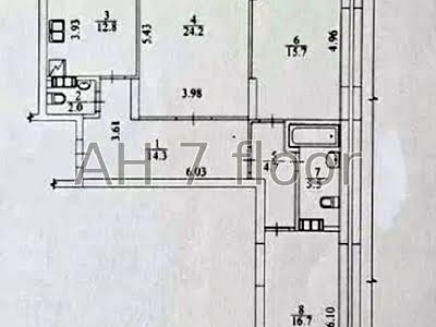 квартира за адресою Закревського Миколи вул., 95 А