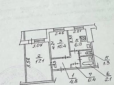 квартира по адресу Штабной пер., 6