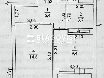 квартира по адресу Петра Калнишевського ул. (Михайла Майорова), 6