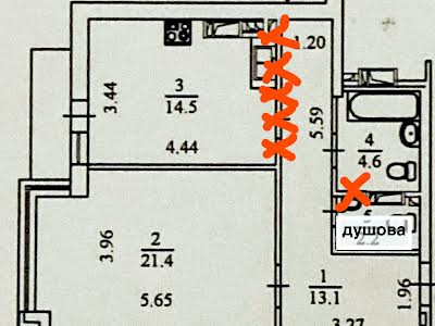 квартира по адресу Митрополита Василия Липковского ул. (Урицкого), 37-В