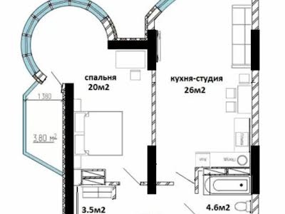 квартира по адресу Харьковское шоссе, 19Б