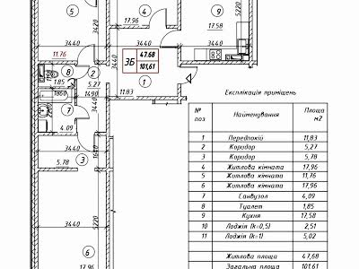 квартира по адресу Ревуцкого ул., 54А