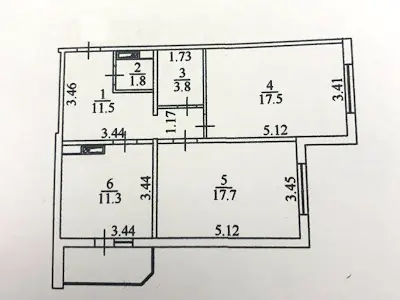 квартира по адресу Моторный пер., 11