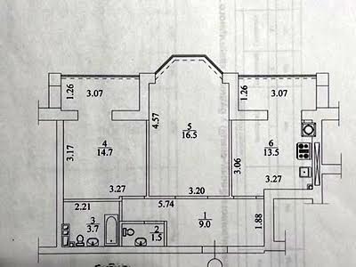 квартира по адресу Героев Небесной Сотни просп., 126/6