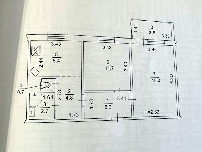 квартира за адресою Червоної Калини просп. (Маяковського Володимира), 5