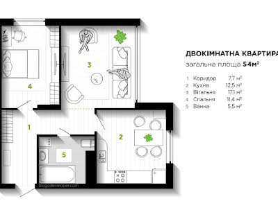 квартира по адресу Бандери, 81