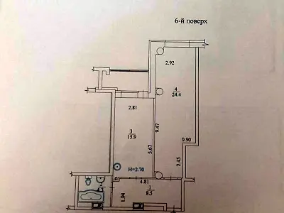 квартира по адресу Целиноградская ул., 58Б