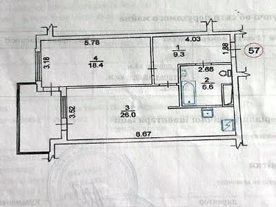 квартира за адресою Голосіївський просп. (40-річчя Жовтня), 58