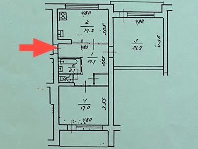 квартира за адресою Грушевського Михайла вул., 34а