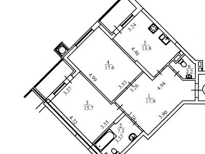 квартира за адресою Київ, Патріарха Мстислава Скрипника вул., 40