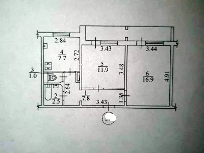 квартира по адресу Вершигоры Петра ул., 5